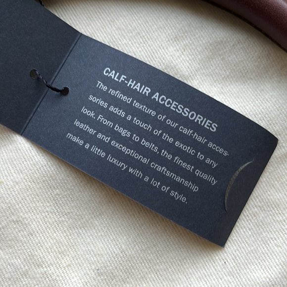 NWT J.Crew Collection Leather and calf hair tote. - Picture 14 of 14